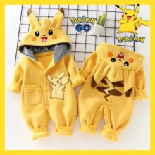 Pikachu Pokemon Newborn Baby Pyjama Pajama Kigurumi Onesie Pikachu Pokemon Newborn Baby Pyjama Pajama Kigurumi Onesie