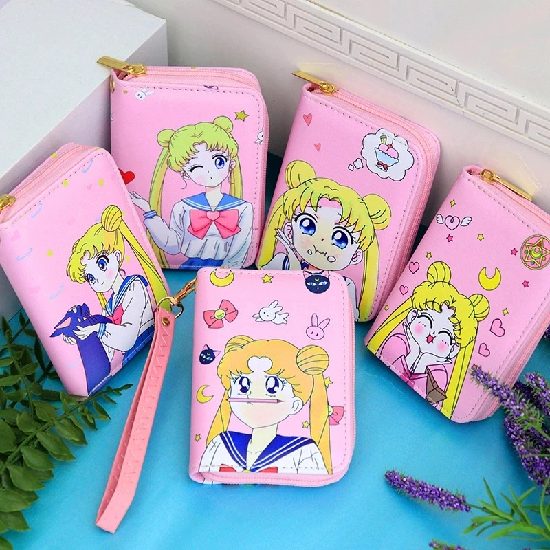 Anime Tsukino Usagi Star Moon Kawaii Wallet