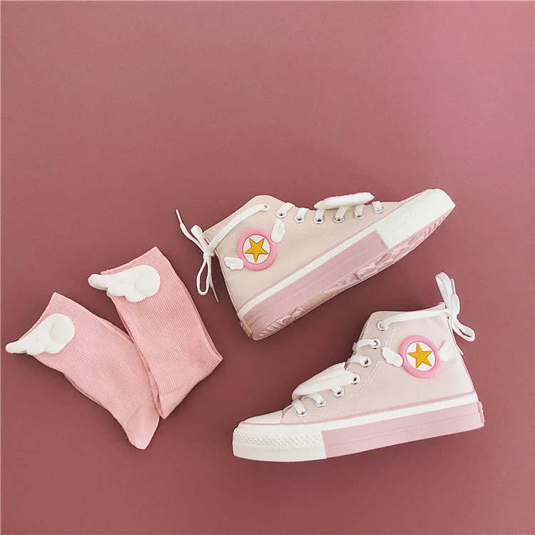 Series Cardcaptor Sakura Lolita kawaii Shoes Series Cardcaptor Sakura Lolita kawaii Shoes
