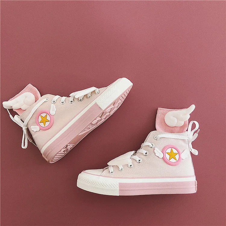 Series Cardcaptor Sakura Lolita kawaii Shoes Series Cardcaptor Sakura Lolita kawaii Shoes