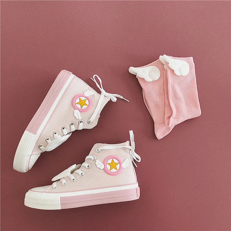 Series Cardcaptor Sakura Lolita kawaii Shoes Series Cardcaptor Sakura Lolita kawaii Shoes