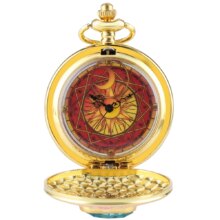 Anime Cardcaptor Sakura Heart Shaped Gem Kawai Quartz Pocket Watch Anime Cardcaptor Sakura Heart Shaped Gem Kawai Quartz Pocket Watch