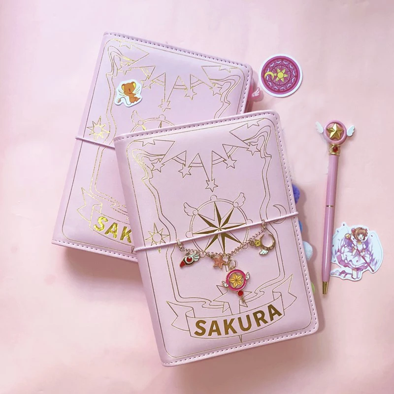 Anime Card Captor Sakura Handbook Kawaii Looseleaf Diary