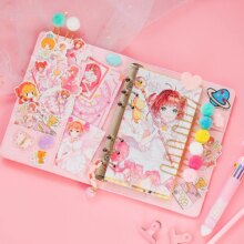 Anime Card Captor Sakura Handbook Kawaii Looseleaf Diary Anime Card Captor Sakura Handbook Kawaii Looseleaf Diary