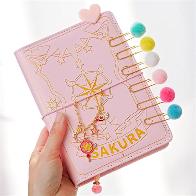 Anime Card Captor Sakura Handbook Kawaii Looseleaf Diary