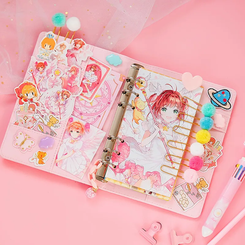 Anime Card Captor Sakura Handbook Kawaii Looseleaf Diary