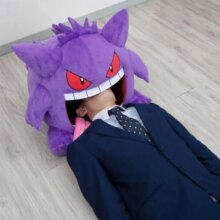 Big Tongue Pokemon Gengar Blanket With Pillow Big Tongue Pokemon Gengar Blanket With Pillow