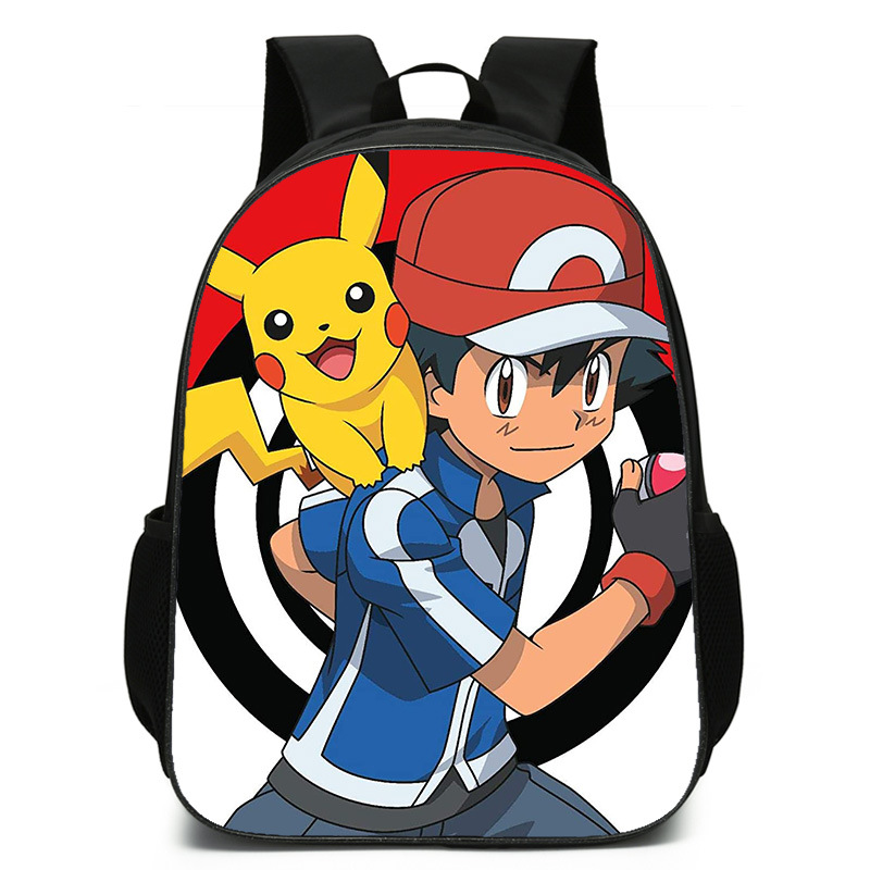 Pokemon Pikachu Ash Ketchum Kawaii School Bag Pokemon Pikachu Ash Ketchum Kawaii School Bag