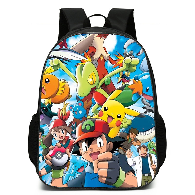 Pokemon Pikachu Ash Ketchum Kawaii School Bag Pokemon Pikachu Ash Ketchum Kawaii School Bag