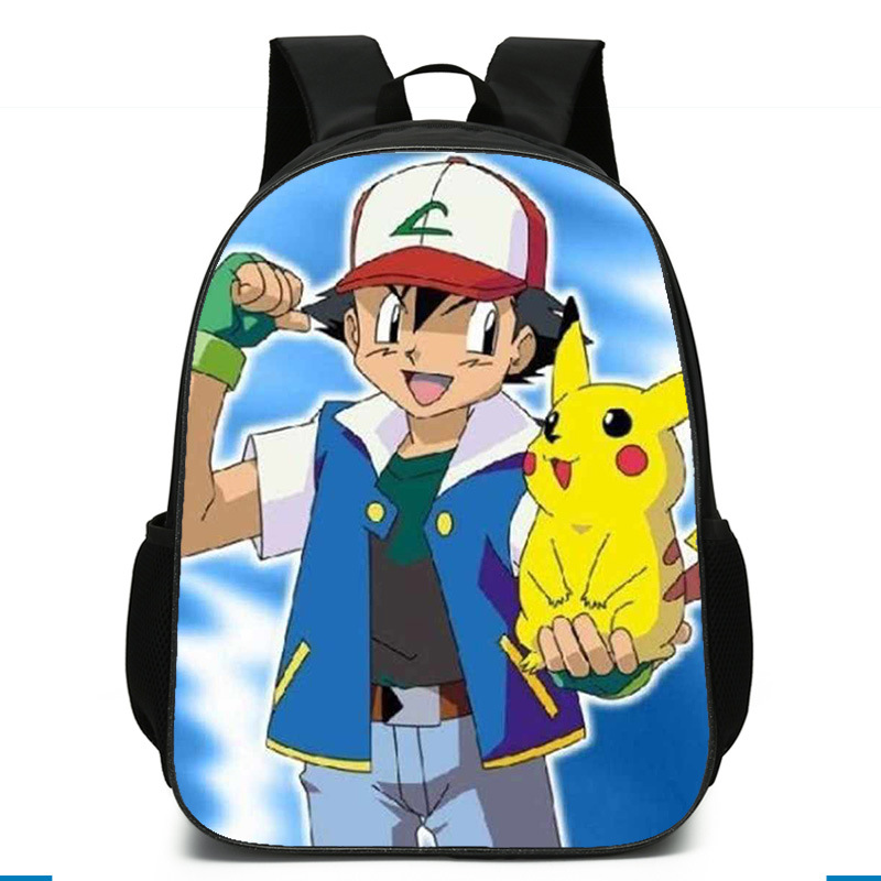 Pokemon Pikachu Ash Ketchum Kawaii School Bag Pokemon Pikachu Ash Ketchum Kawaii School Bag