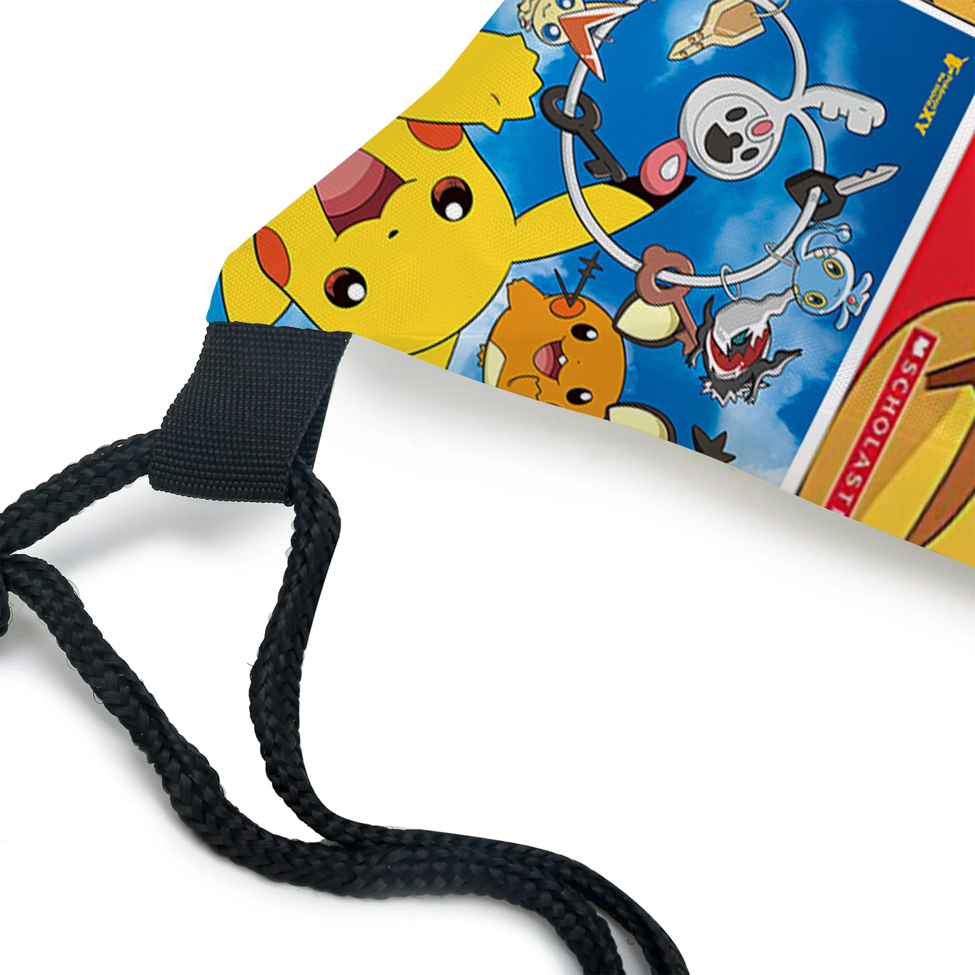 Cartoon Pokemon Pikachu Printed Drawstring Kawaii Bag