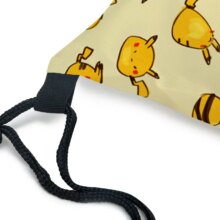 Cartoon Pokemon Pikachu Printed Drawstring Kawaii Bag Cartoon Pokemon Pikachu Printed Drawstring Kawaii Bag