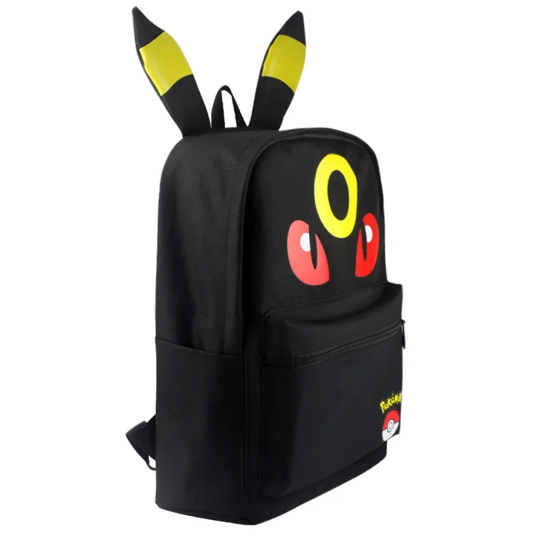 Anime Pokemon Eeveelution Gengar Kawaii Backpack