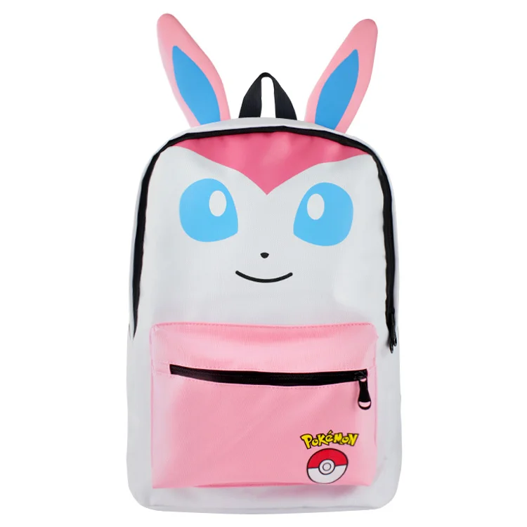 Anime Pokemon Eeveelution Gengar Kawaii Backpack