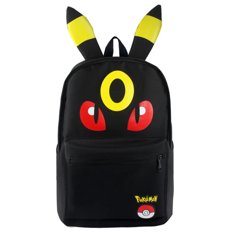 Anime Pokemon Eeveelution Gengar Kawaii Backpack