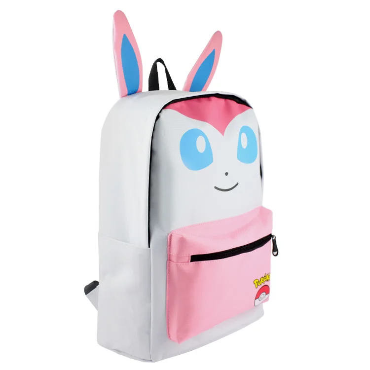 Anime Pokemon Eeveelution Gengar Kawaii Backpack