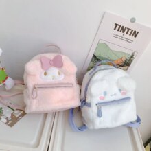 Anime Cinnamoroll Sanrio Kawaii Plush Backpack And Handbag Anime Cinnamoroll Sanrio Kawaii Plush Backpack And Handbag