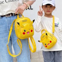 Anime Pokemon Pikachu Kawaii Shoulder Backpack Anime Pokemon Pikachu Kawaii Shoulder Backpack