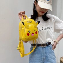 Anime Pokemon Pikachu Kawaii Shoulder Backpack Anime Pokemon Pikachu Kawaii Shoulder Backpack