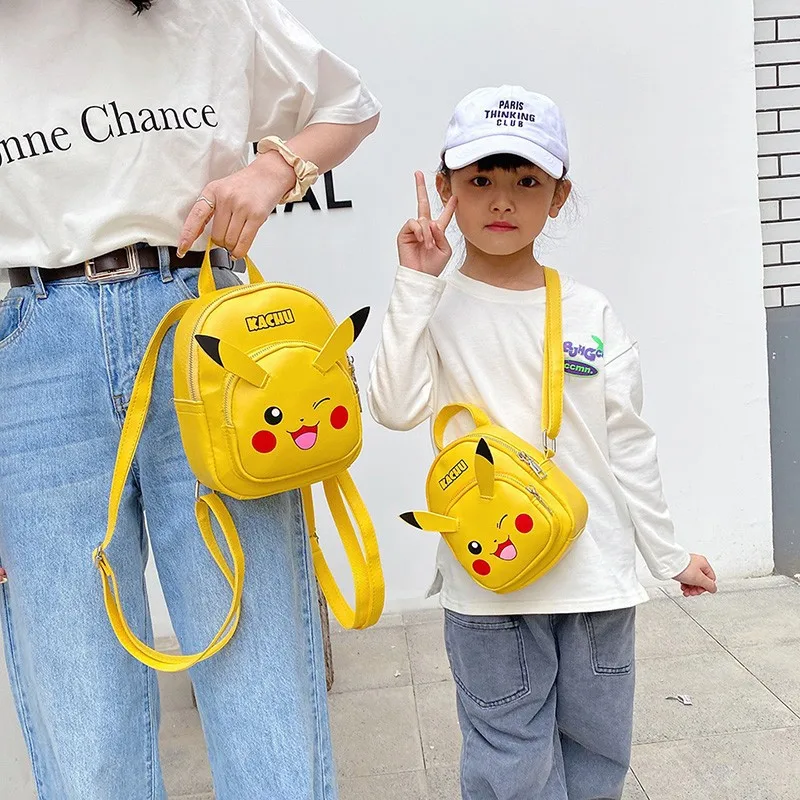 Anime Pokemon Pikachu Kawaii Shoulder Backpack
