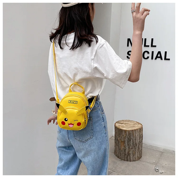 Anime Pokemon Pikachu Kawaii Shoulder Backpack