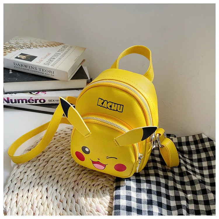 Anime Pokemon Pikachu Kawaii Shoulder Backpack