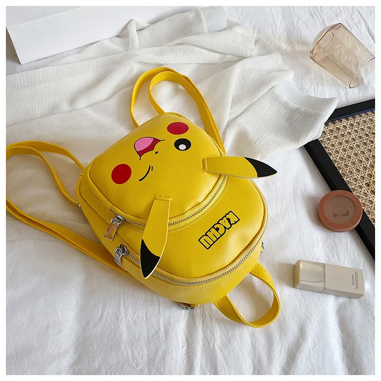 Anime Pokemon Pikachu Kawaii Shoulder Backpack