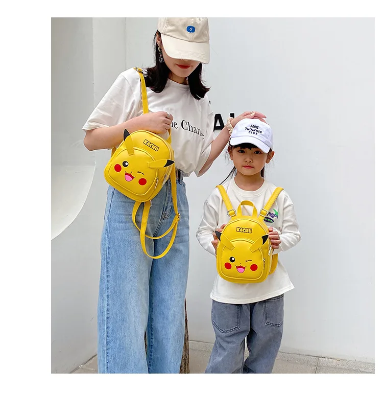 Anime Pokemon Pikachu Kawaii Shoulder Backpack