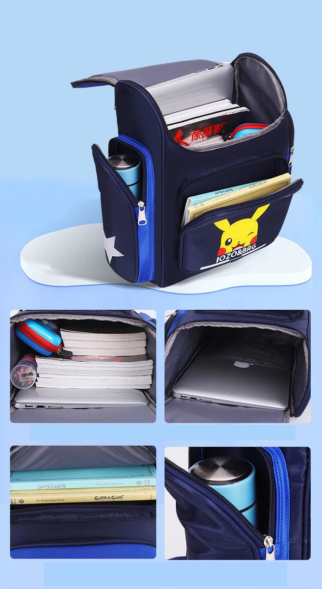 Anime Pokemon Pikachu Kawaii School Bag