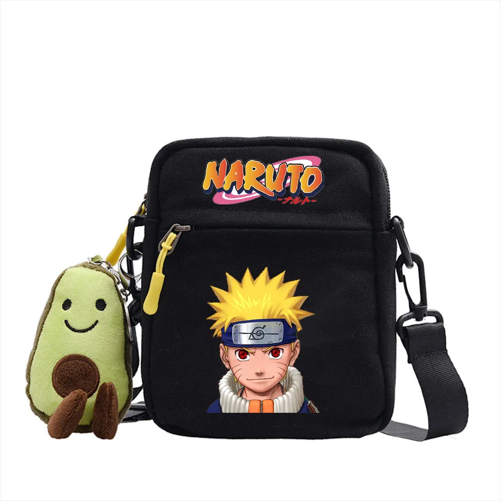Anime Naruto Figure Statue Print Small Square Bag