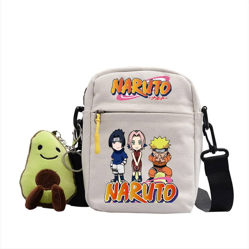 Anime Naruto Figure Statue Print Small Square Bag