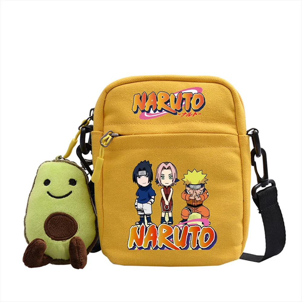 Anime Naruto Figure Statue Print Small Square Bag