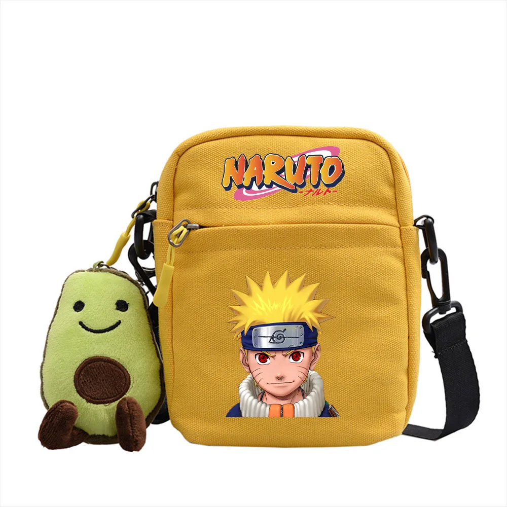 Anime Naruto Figure Statue Print Small Square Bag