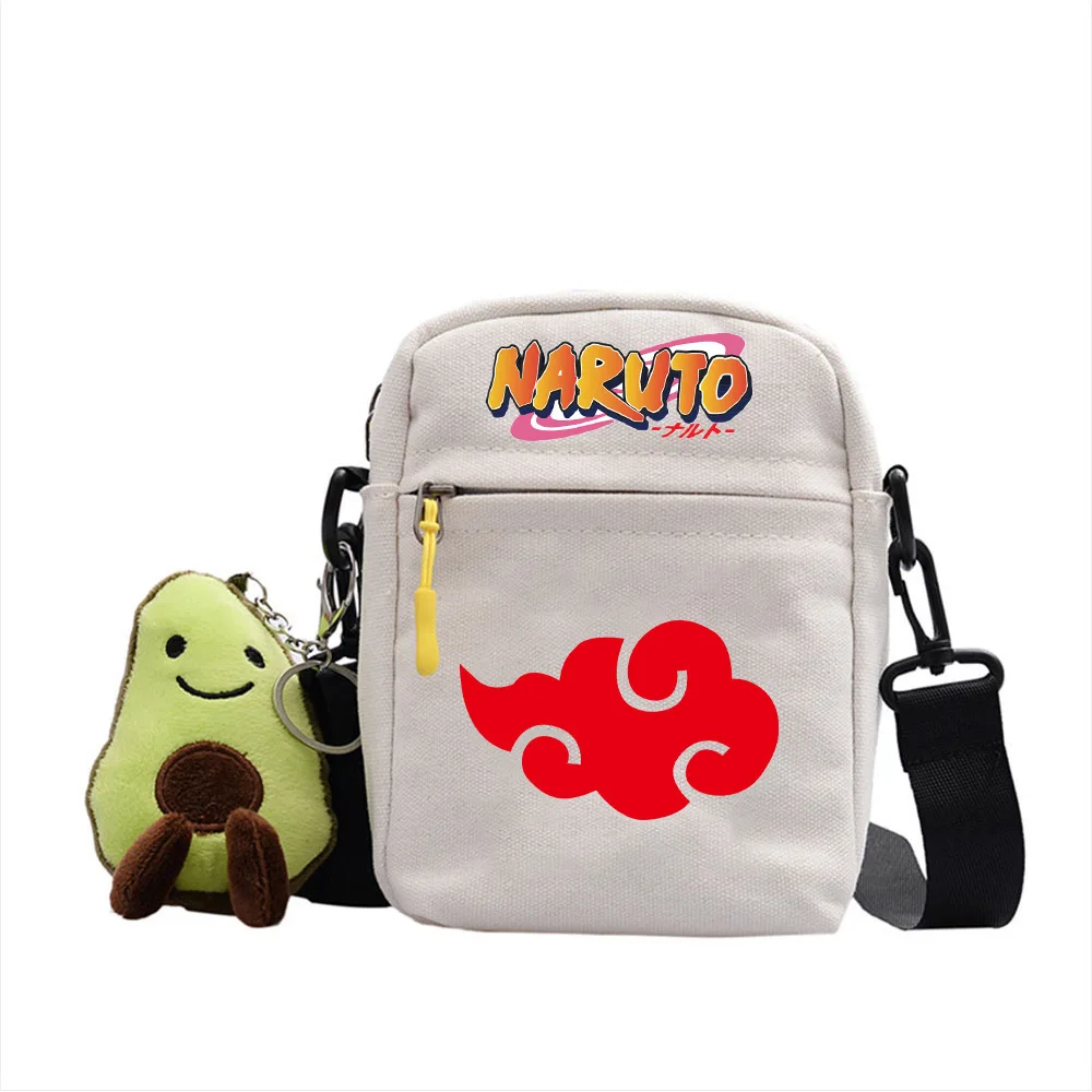 Anime Naruto Figure Statue Print Small Square Bag