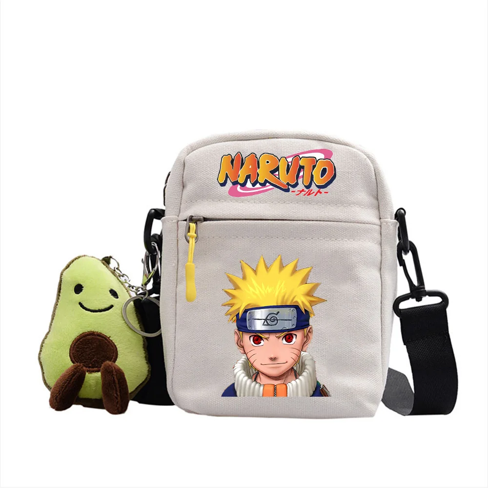 Anime Naruto Figure Statue Print Small Square Bag