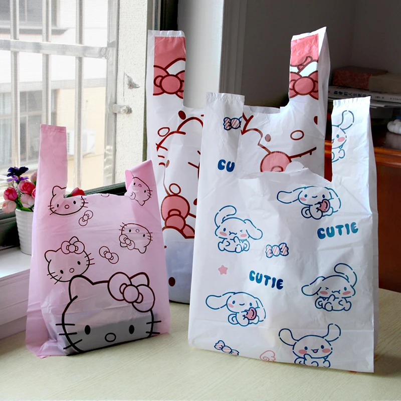 Anime Hello Kitty Sanrioed Cinnamoroll Kawaii Trash Bag Anime Hello Kitty Sanrioed Cinnamoroll Kawaii Trash Bag