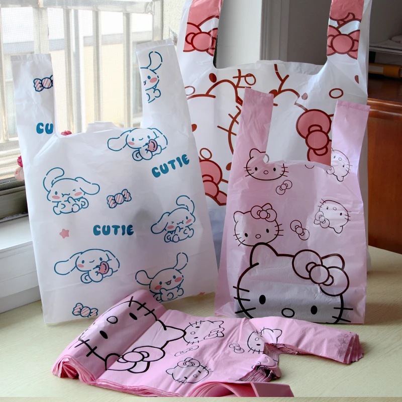Anime Hello Kitty Sanrioed Cinnamoroll Kawaii Trash Bag Anime Hello Kitty Sanrioed Cinnamoroll Kawaii Trash Bag