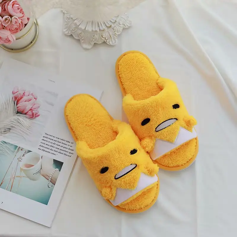 Gudetama Soft Warm Plush Slippers