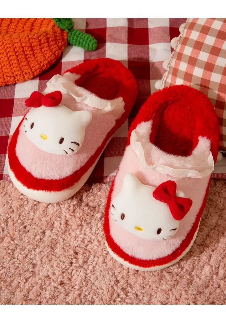 Cinnamoroll Fleece-Lined Thermal Kawaii Cotton Slippers