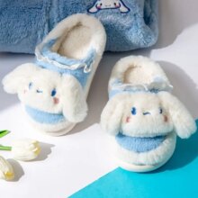 Cinnamoroll Fleece-Lined Thermal Kawaii Cotton Slippers Cinnamoroll Fleece-Lined Thermal Kawaii Cotton Slippers