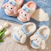 Cinnamoroll Fleece-Lined Thermal Kawaii Cotton Slippers Cinnamoroll Fleece-Lined Thermal Kawaii Cotton Slippers