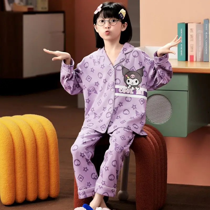 Anime Kuromi Melody Cinnamoroll Kawaii Kids Pyjamas