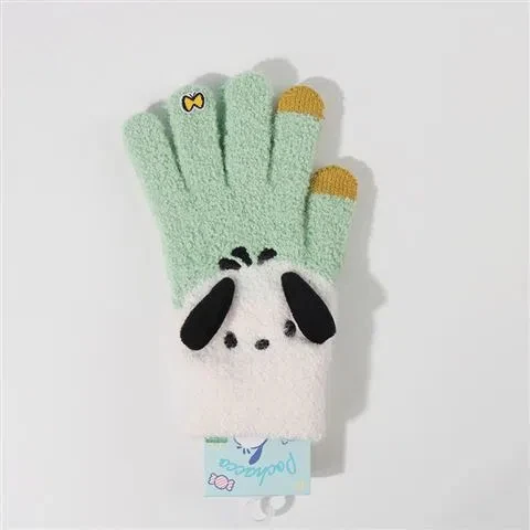 My Melody Cinnamoroll Kuromi Kawaii Plush Touchscreen Gloves My Melody Cinnamoroll Kuromi Kawaii Plush Touchscreen Gloves