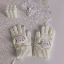 My Melody Cinnamoroll Kuromi Kawaii Plush Touchscreen Gloves My Melody Cinnamoroll Kuromi Kawaii Plush Touchscreen Gloves
