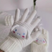 My Melody Cinnamoroll Kuromi Kawaii Plush Touchscreen Gloves My Melody Cinnamoroll Kuromi Kawaii Plush Touchscreen Gloves