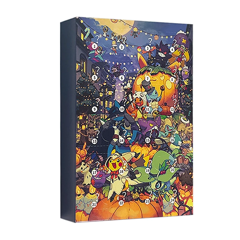 Pokemon Christmas 24 PCS Kawaii Advent Calendar Box With Toy Pokemon Christmas 24 PCS Kawaii Advent Calendar Box With Toy