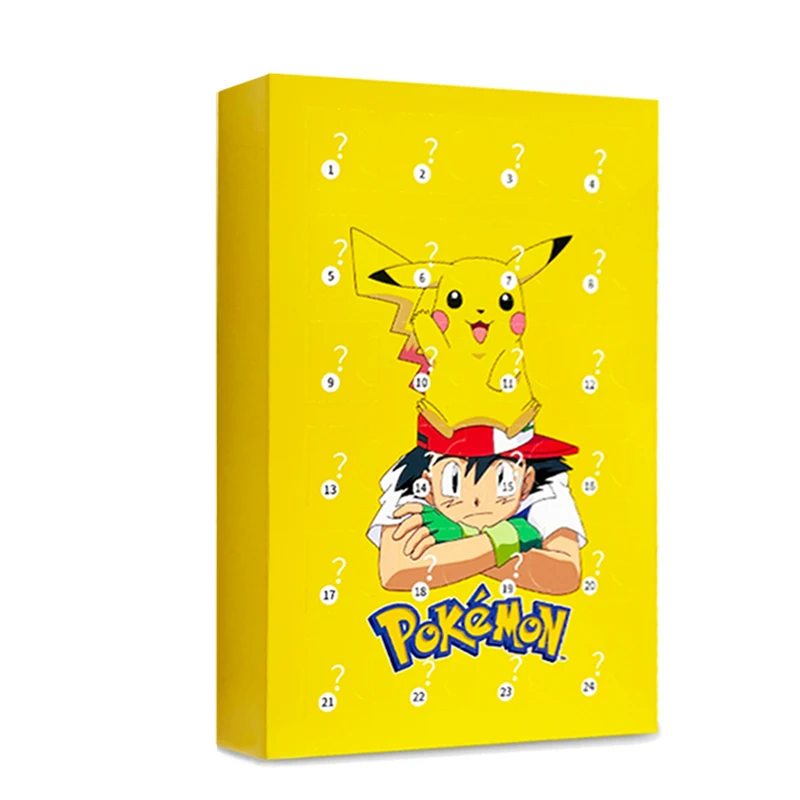 Pokemon Christmas 24 PCS Kawaii Advent Calendar Box With Toy Pokemon Christmas 24 PCS Kawaii Advent Calendar Box With Toy