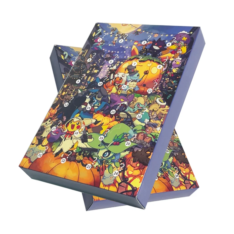 Pokemon Christmas 24 PCS Kawaii Advent Calendar Box With Toy Pokemon Christmas 24 PCS Kawaii Advent Calendar Box With Toy