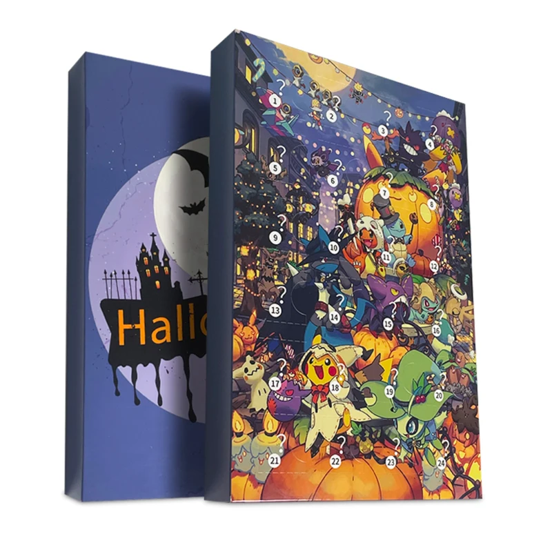 Pokemon Christmas 24 PCS Kawaii Advent Calendar Box With Toy Pokemon Christmas 24 PCS Kawaii Advent Calendar Box With Toy