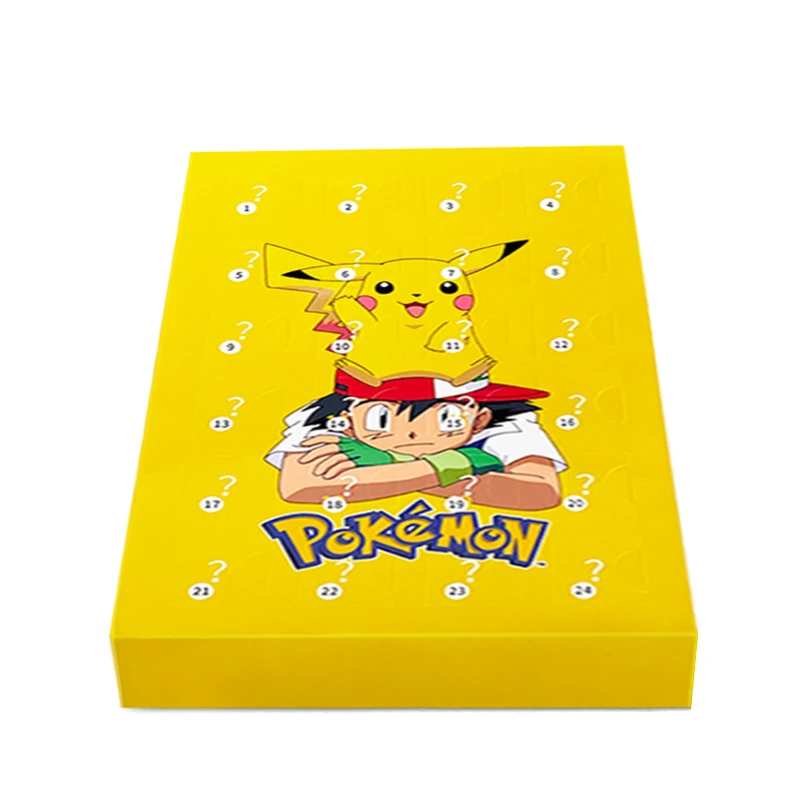 Pokemon Christmas 24 PCS Kawaii Advent Calendar Box With Toy Pokemon Christmas 24 PCS Kawaii Advent Calendar Box With Toy